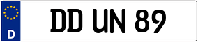 Truck License Plate